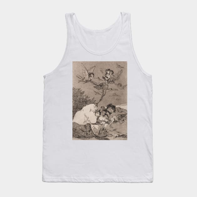 All Will Fall by Francisco Goya Tank Top by Classic Art Stall